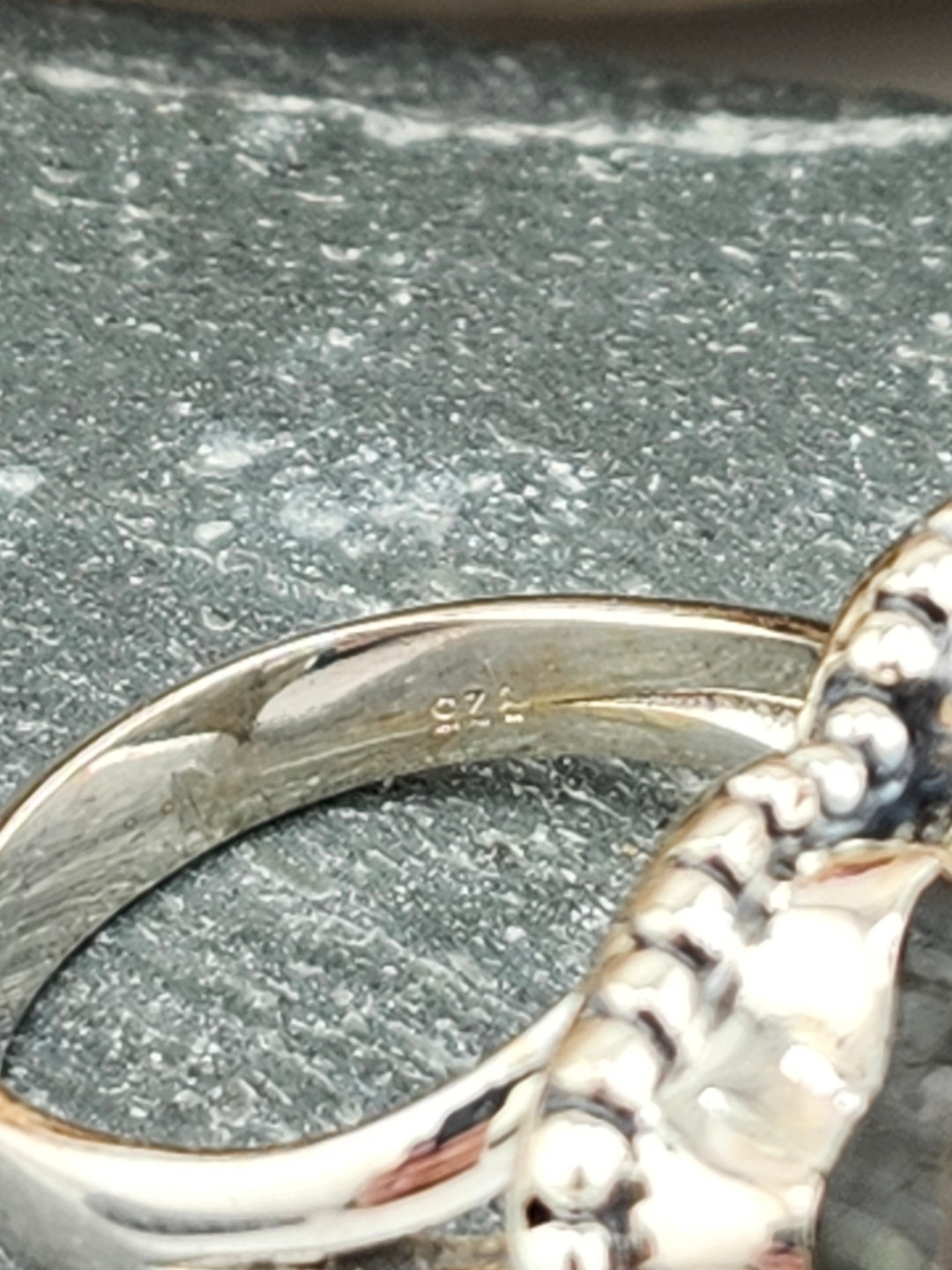 Purple Labradorite Bat Ring Size 6