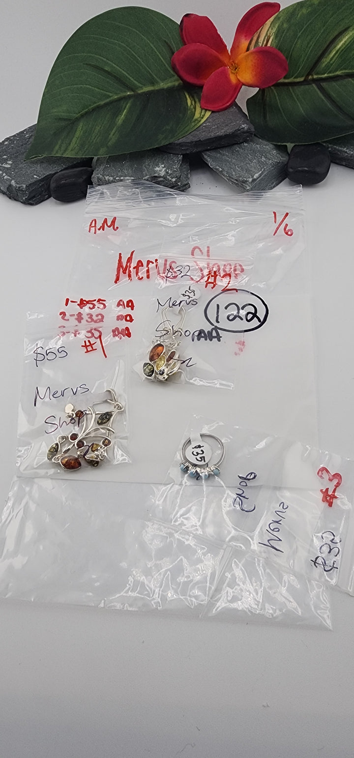 AM SHOW 48HR RESERVED FOR: Mervs Shop - 1/6/2026 FL tiktok Live Show - 3 Sterling Silver Items