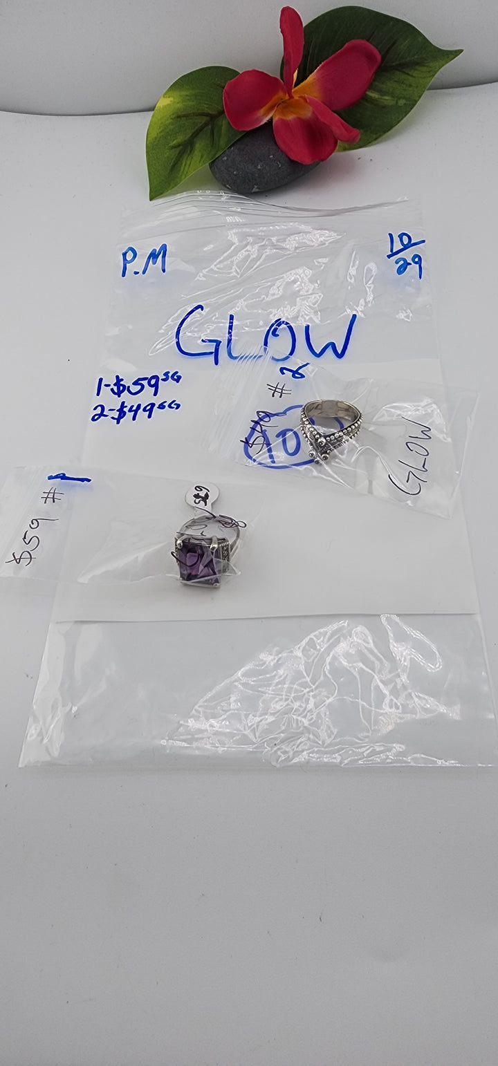 PM SHOW 48HR - RESERVED FOR: GLOW - 10/29/2025 FL tiktok Live Show - 2 Sterling Silver Items