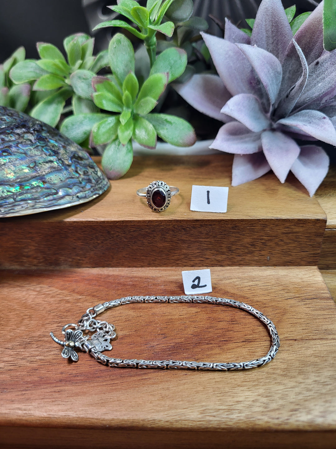 RESERVED FOR: Carina 8/25/24- 2 Sterling Silver Items