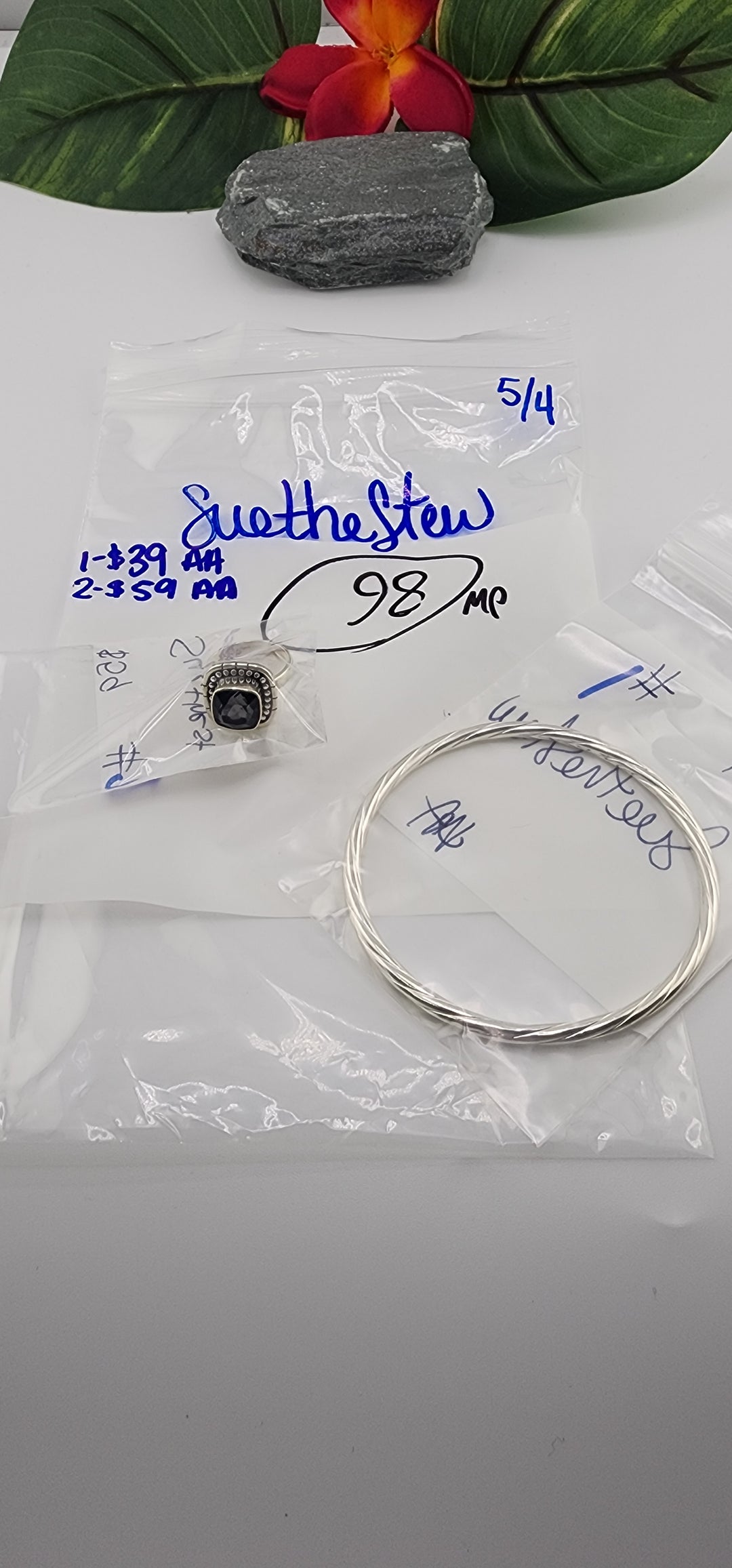 RESERVED FOR: Suethestew - 5/4/2025 tiktok Live Show - 2 Sterling Silver Items