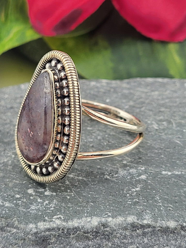 Iolite Sunstone Ring