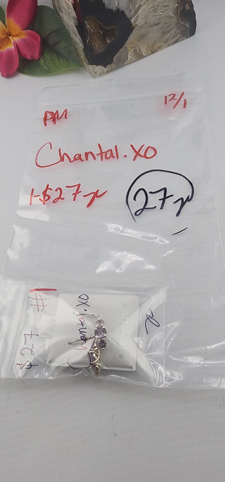 AM SHOW 48HR RESERVED FOR: Chantal.XO - 12/1/2025 FL tiktok Live Show - 1 Sterling Silver Items