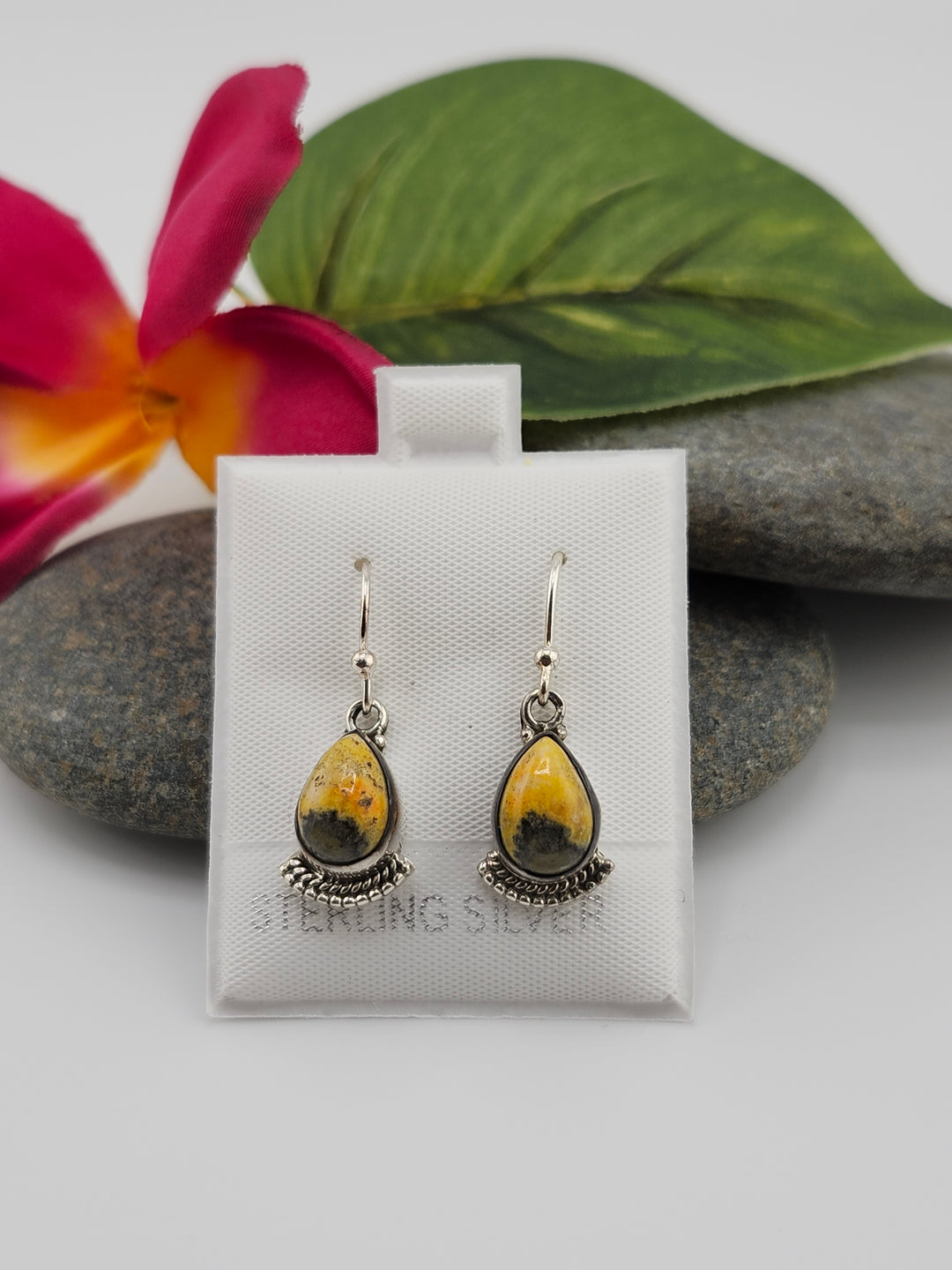 Bumblebee Jasper Earrings