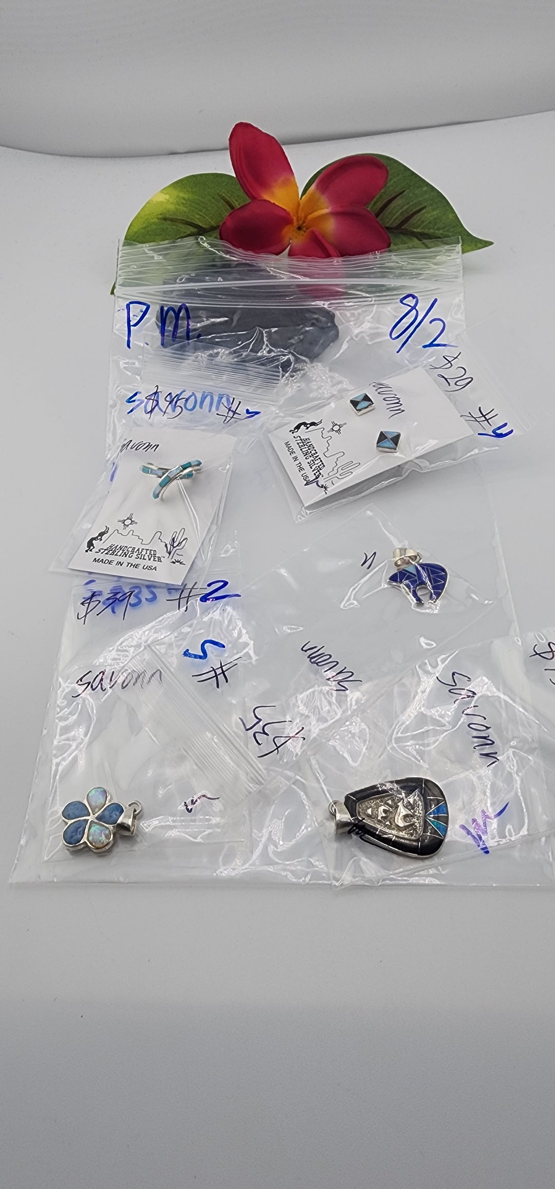 PM SHOW 48HR - RESERVED FOR: savonn  - 8/2/2025 FL tiktok Live Show - 5 Sterling Silver Items