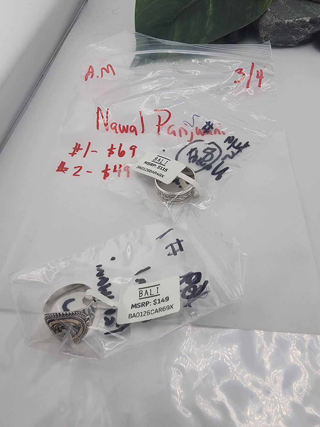 Nawal Panjwani 3/4/26 - 2 925 Sterling Silver Items