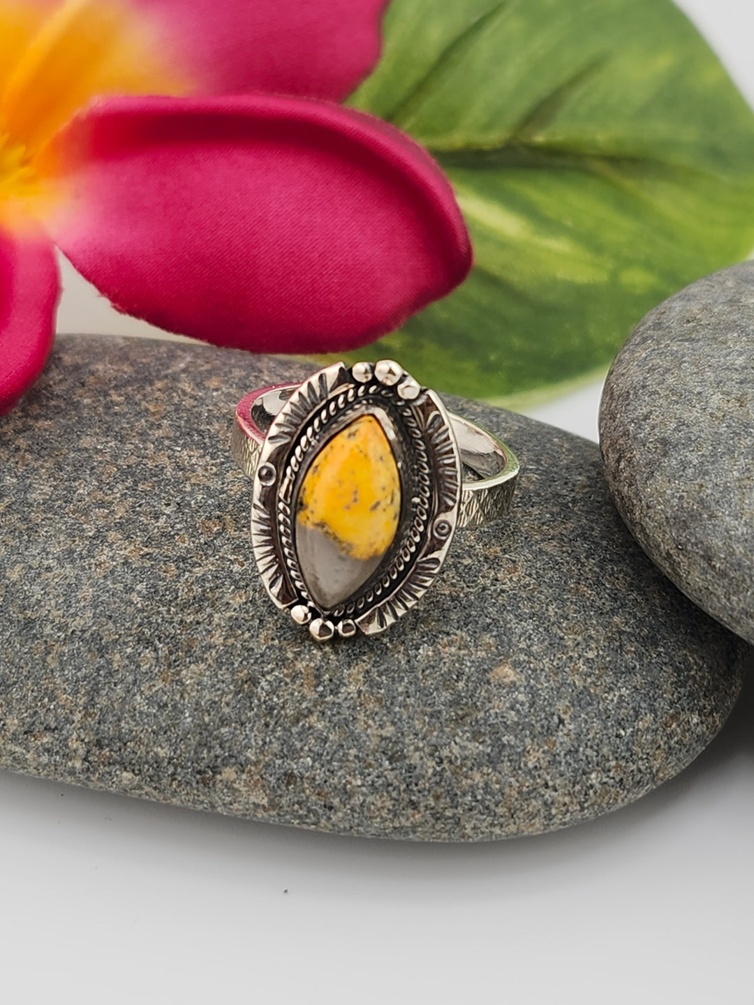 Bumblebee Jasper Ring