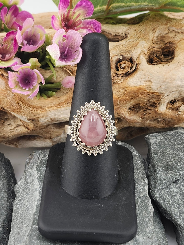 Morganite Ring Size 8.75