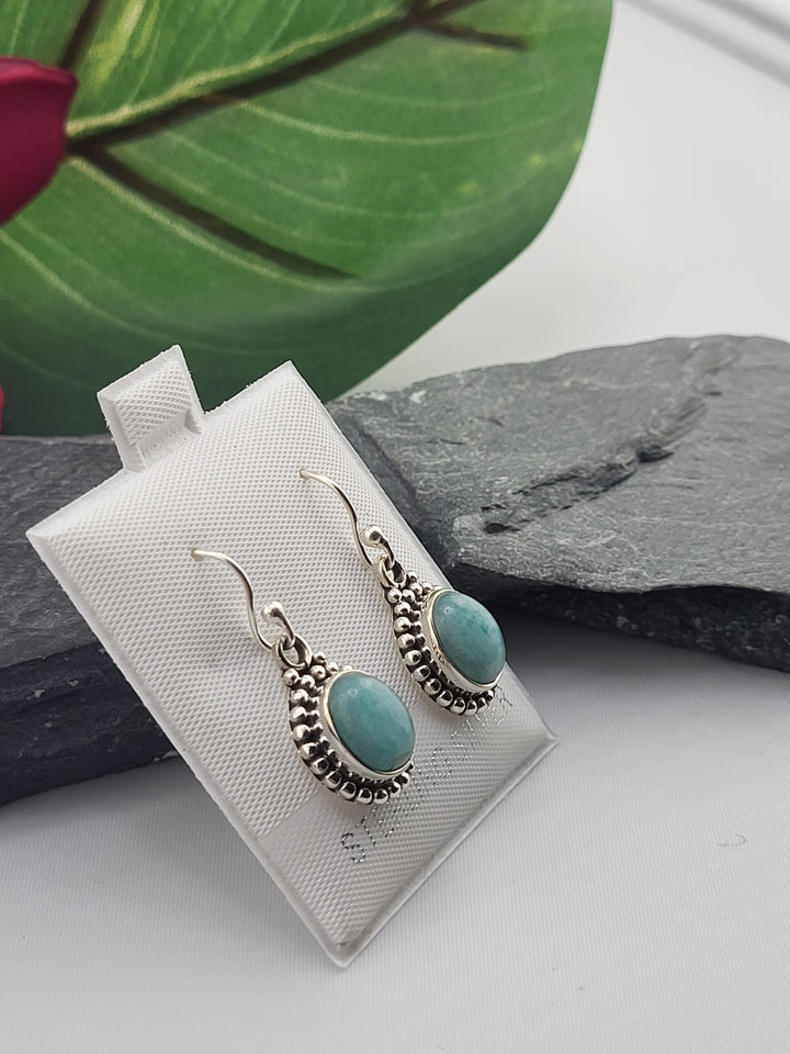 Larimar Dangle Earrings