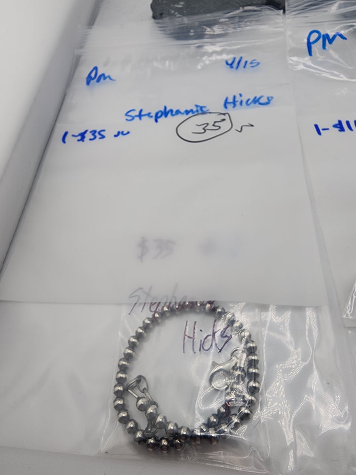 Stephanie Hicks- 4/15/26 PM -1 925 Sterling Silver Items