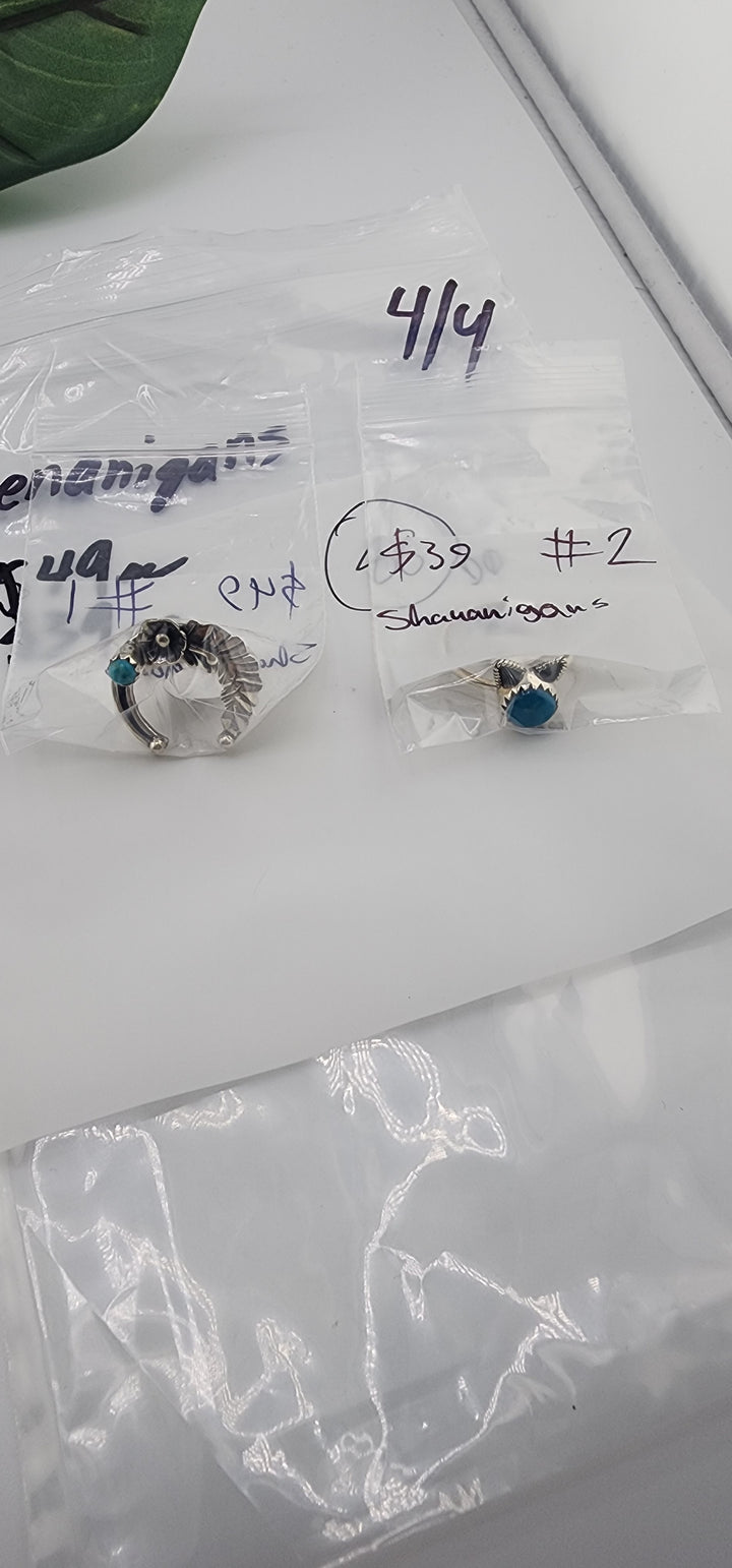 RESERVED FOR: Shenanigans - 4/4/2025 - Friday App show Live Show -   Sterling Silver Items