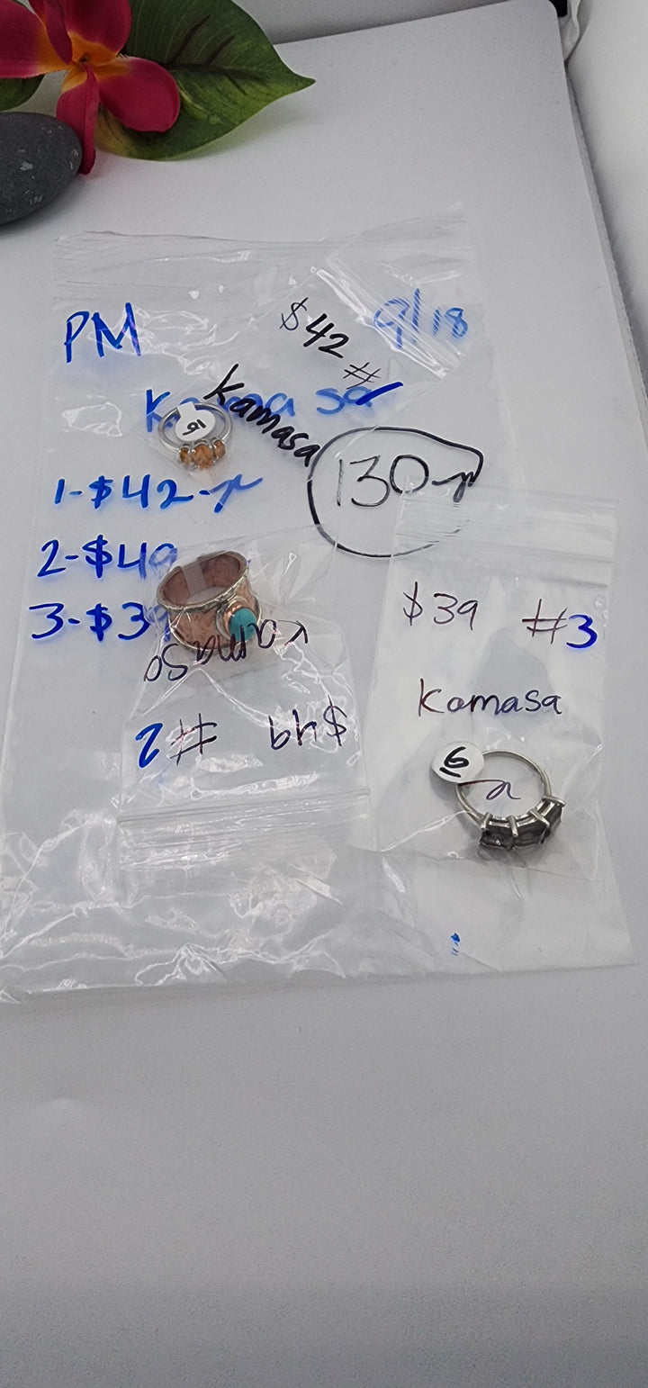 PM SHOW 48HR - RESERVED FOR: kamasa - 9/18/2025 FL tiktok Live Show - 3 Sterling Silver Items