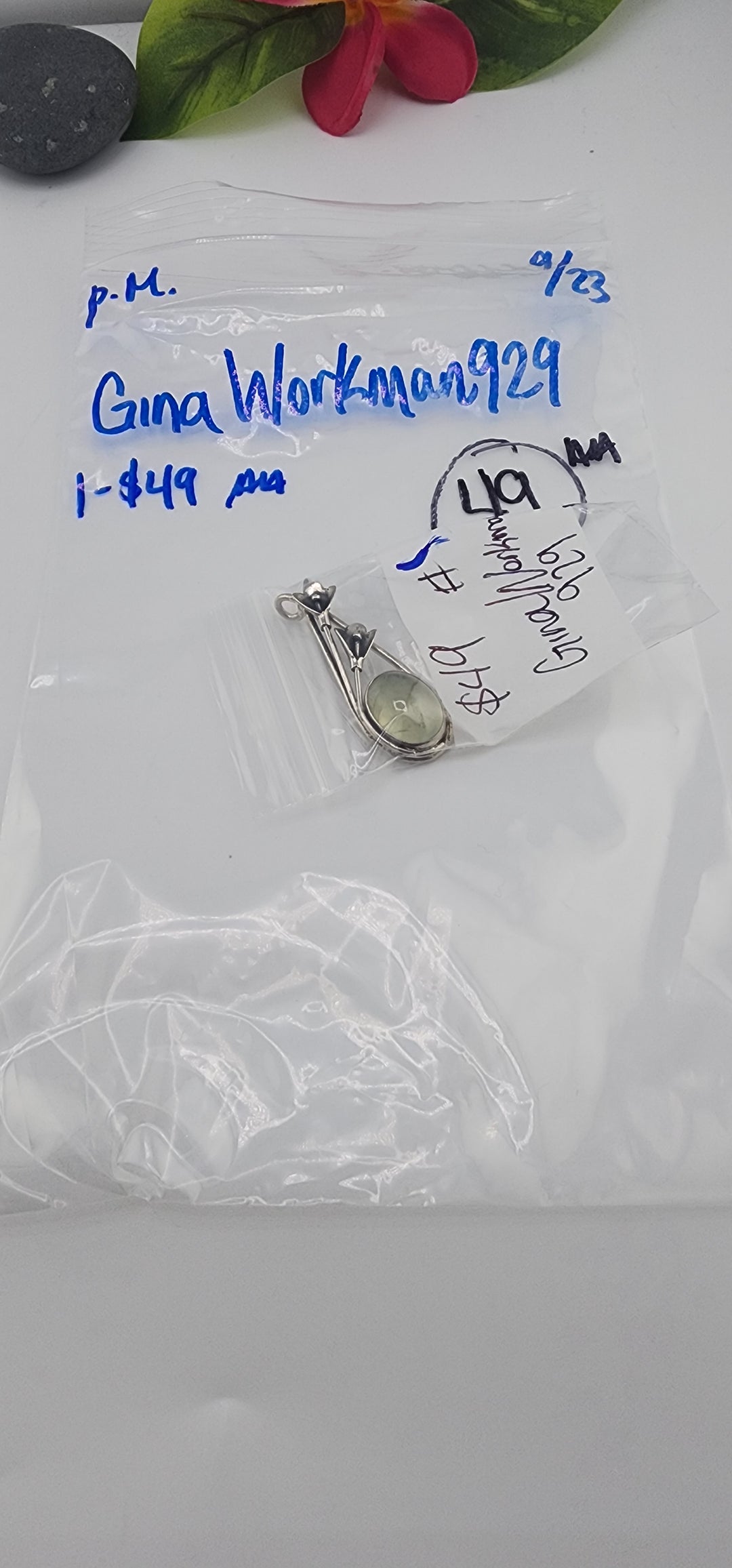 PM SHOW 48HR - RESERVED FOR: Gina Workman929 - 9/23/2025 FL tiktok Live Show - 1 Sterling Silver Items