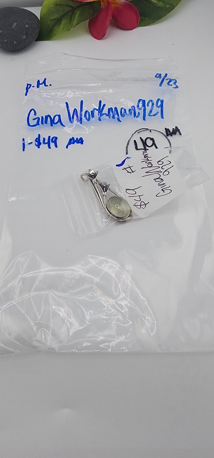 PM SHOW 48HR - RESERVED FOR: Gina Workman929 - 9/23/2025 FL tiktok Live Show - 1 Sterling Silver Items
