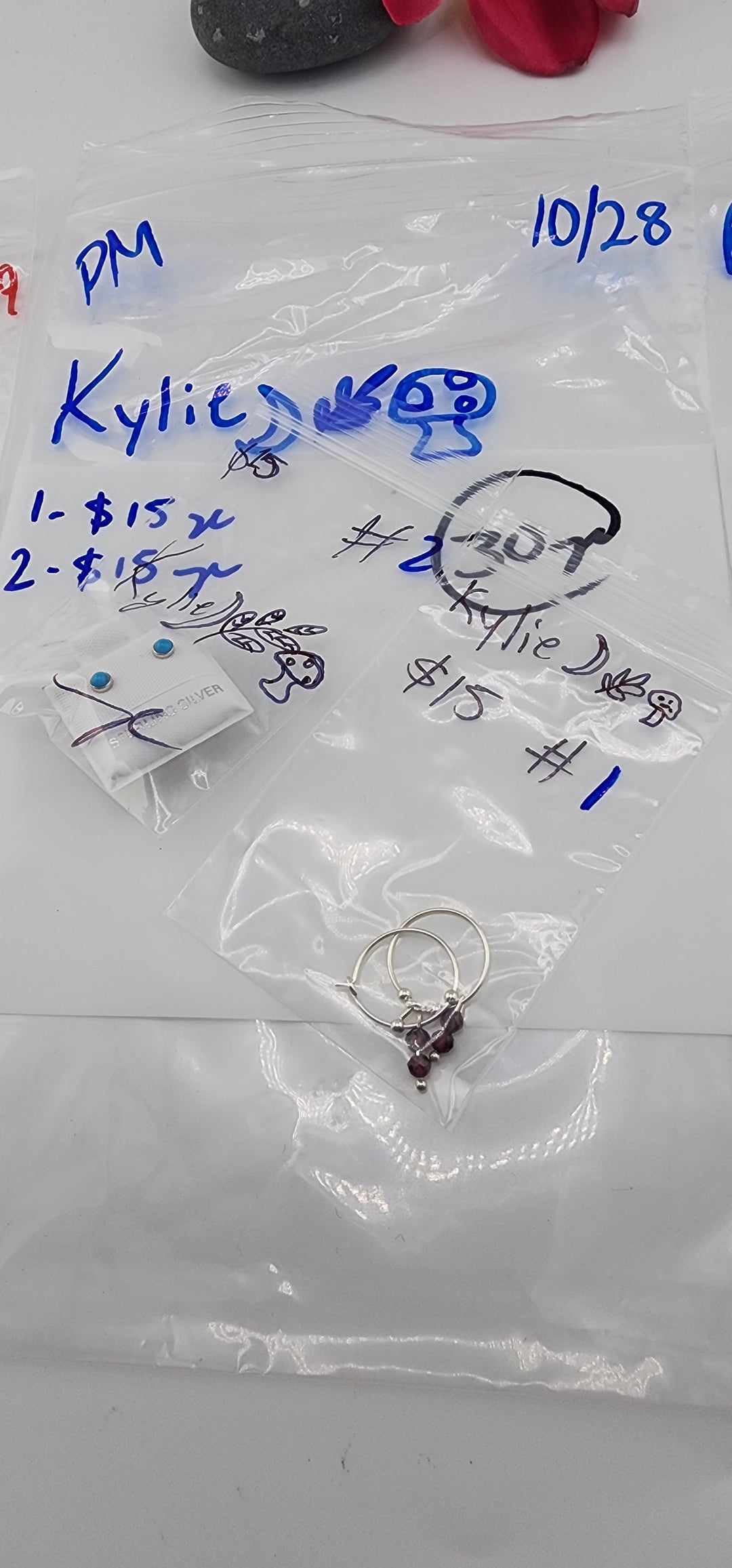 PM SHOW 48HR - RESERVED FOR: Kylie🌙🌿🍄 - 10/28/2025 FL tiktok Live Show - 2 Sterling Silver Items