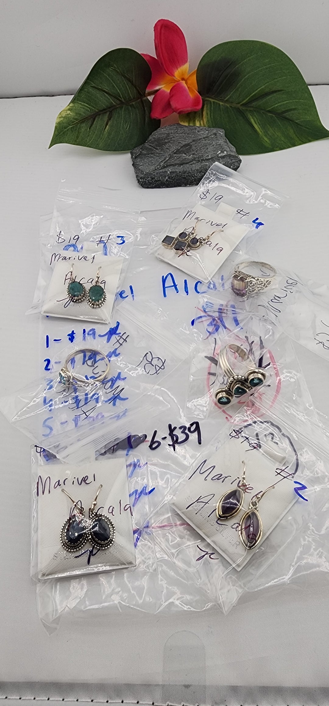 PM SHOW 48HR - RESERVED FOR: Marivel Alcala - 7/10/2025 FL tiktok Live Show - 7 Sterling Silver Items