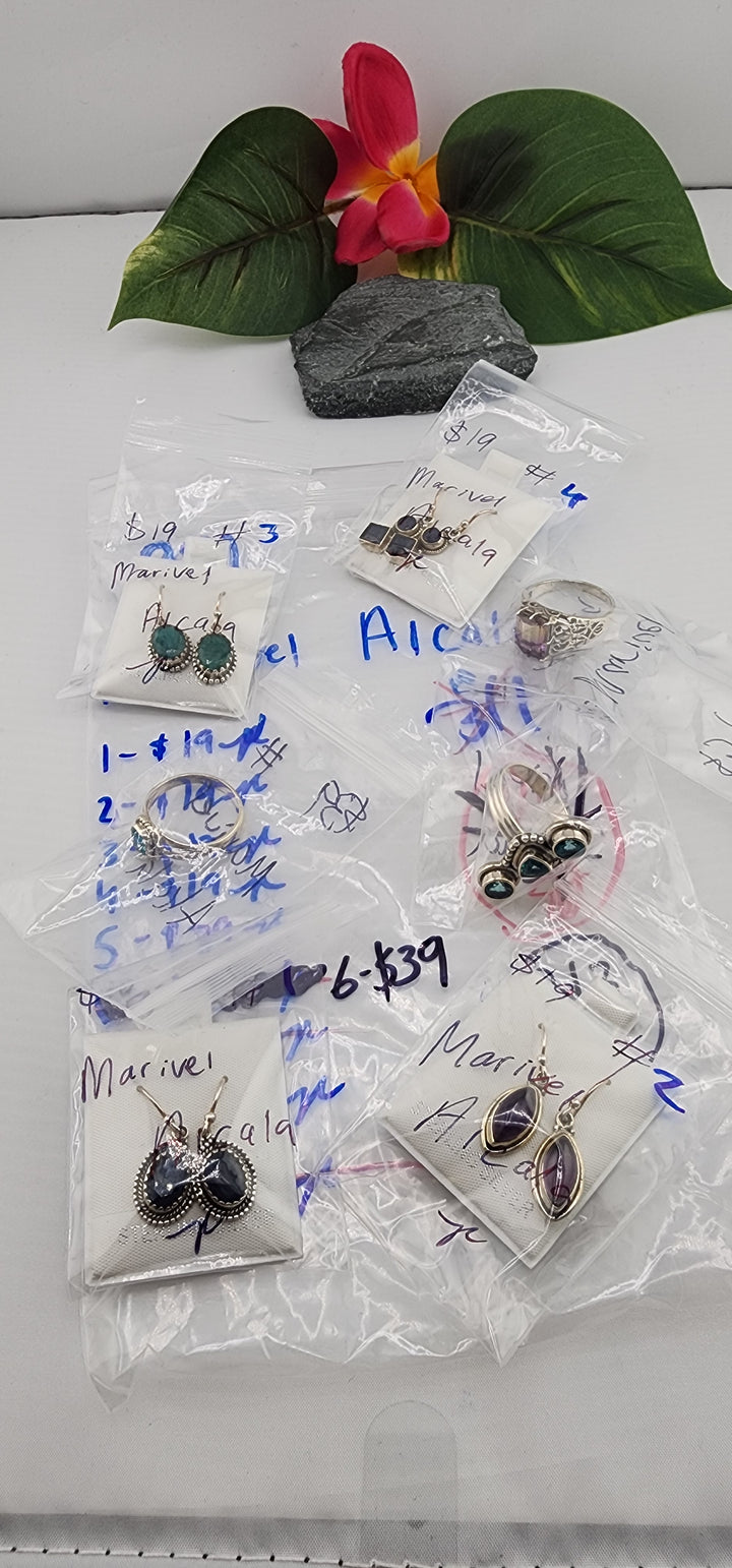 PM SHOW 48HR - RESERVED FOR: Marivel Alcala - 7/10/2025 FL tiktok Live Show - 7 Sterling Silver Items