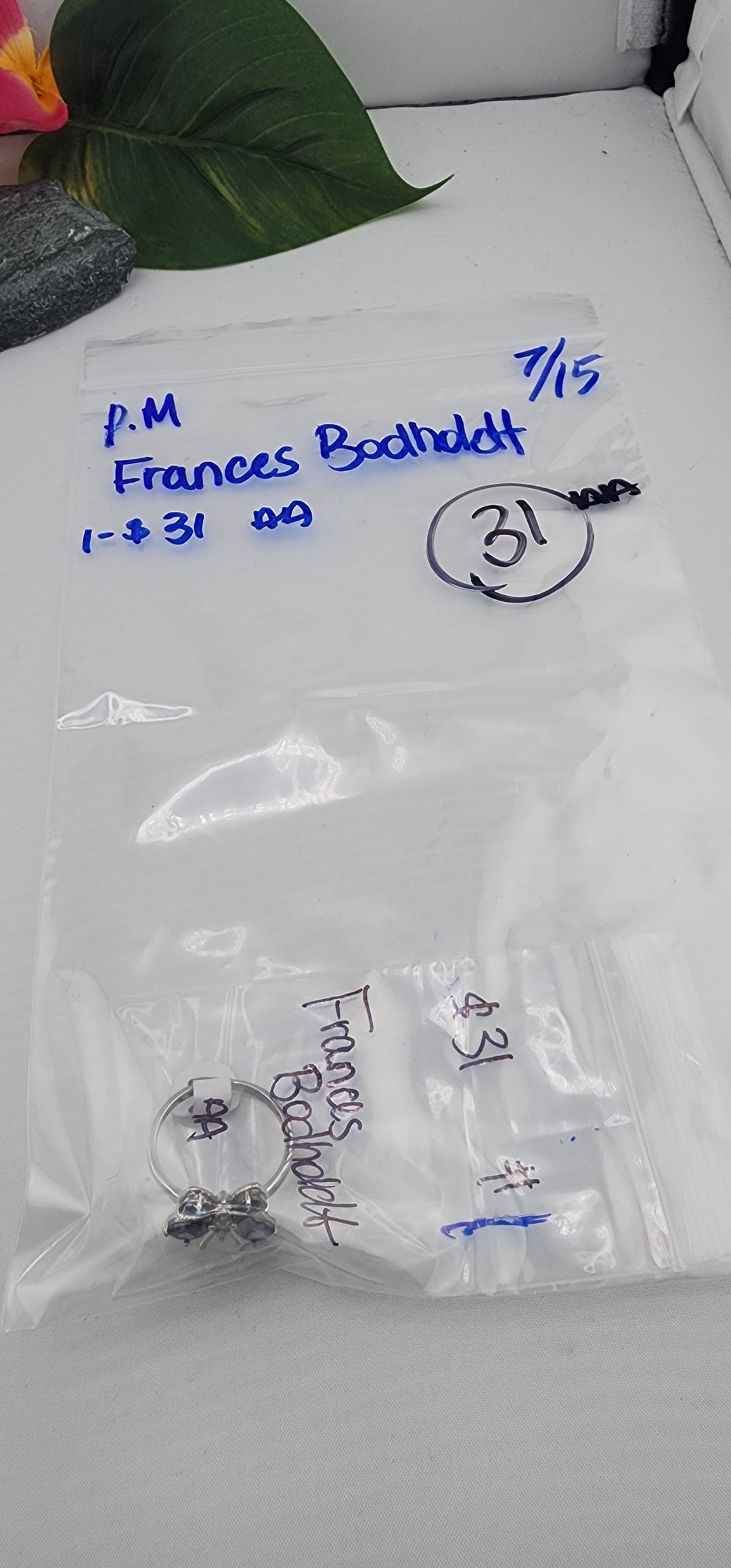PM SHOW 48HR - RESERVED FOR: Frances Bodholdt - 7/15/2025 FL tiktok Live Show - 1 Sterling Silver Items