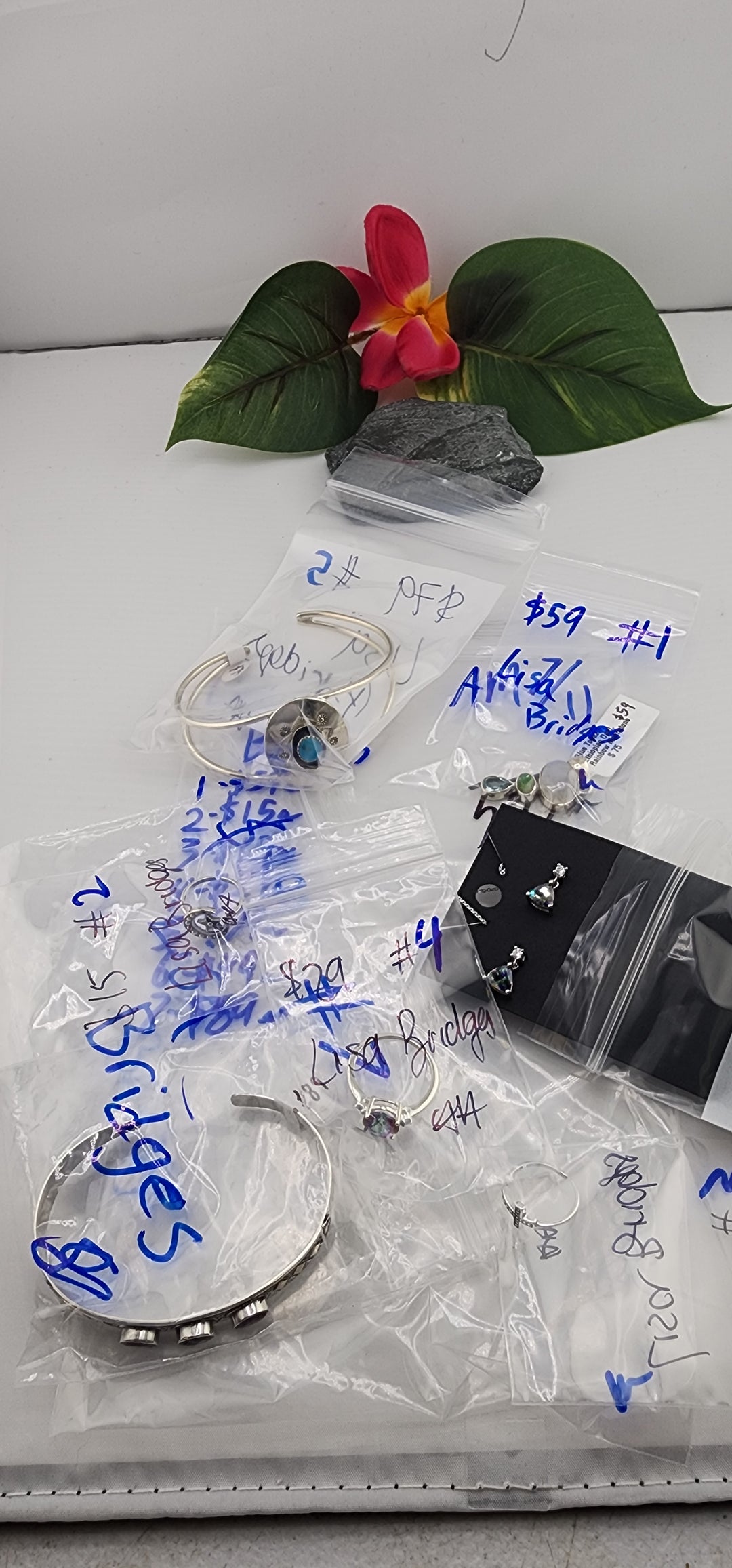 AM SHOW 48HR - RESERVED FOR:  Lisa Bridges - 7/11/2025 FL tiktok Live Show - 7 Sterling Silver Items