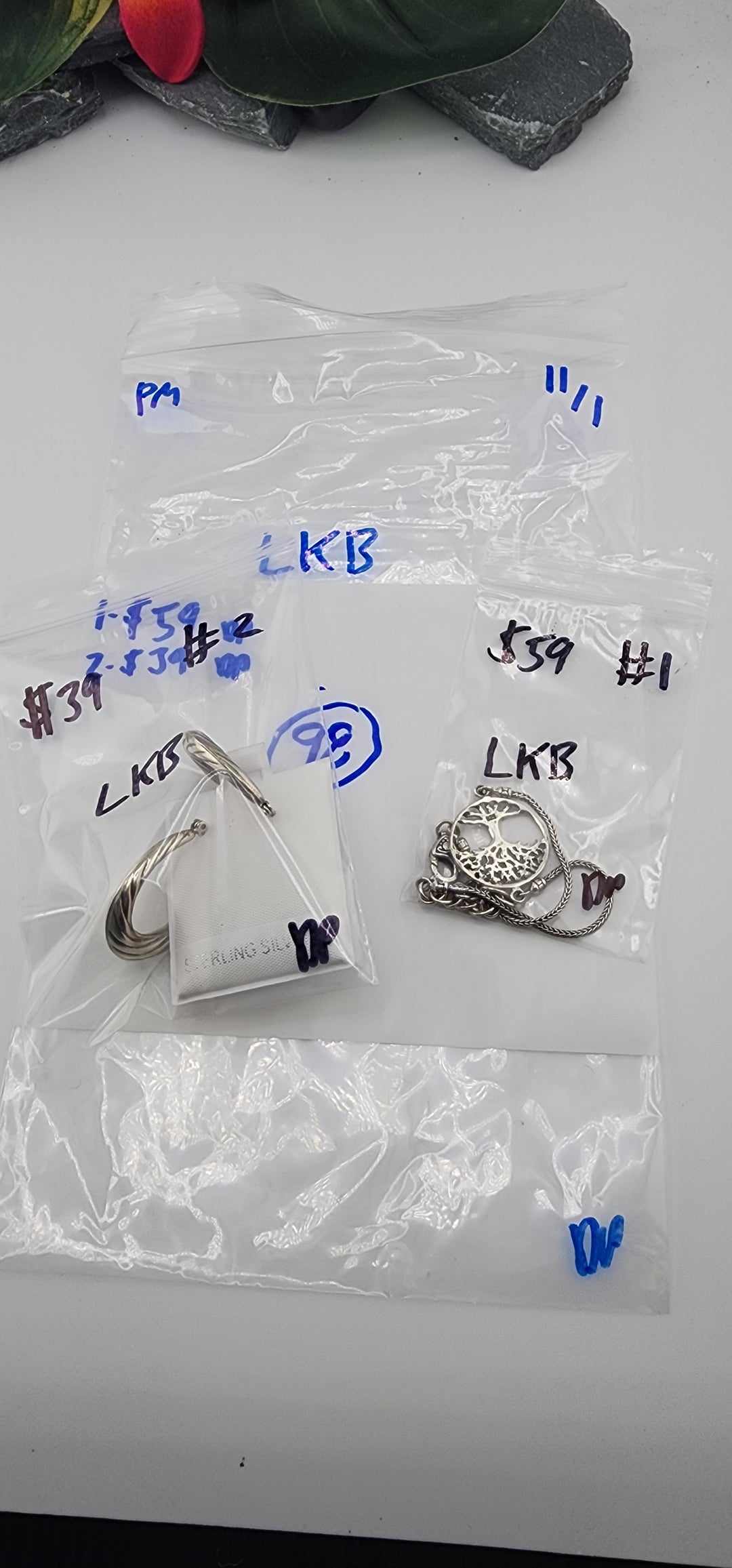 PM SHOW 48HR - RESERVED FOR: LKB- 11/1/2025 FL tiktok Live Show - 2 Sterling Silver Items