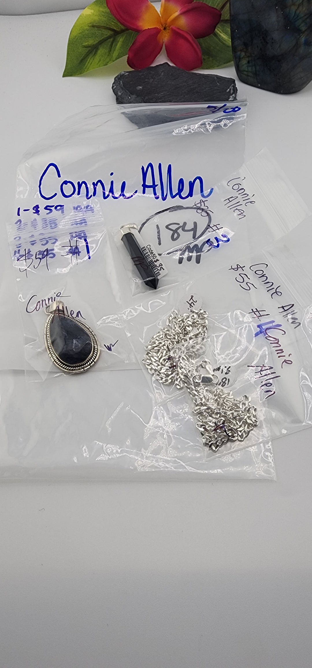 RESERVED FOR: Connie Allen- 5/28/2025 tiktok Live Show - 4 Sterling Silver Items