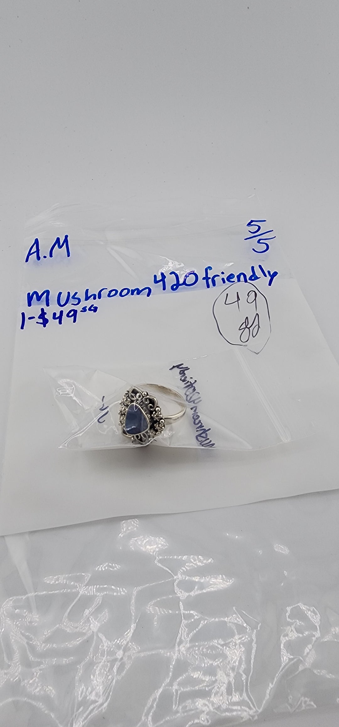 RESERVED FOR:  mushroom420friendly- 5/5/2025 tiktok A.M Live Show - 1 Sterling Silver Items