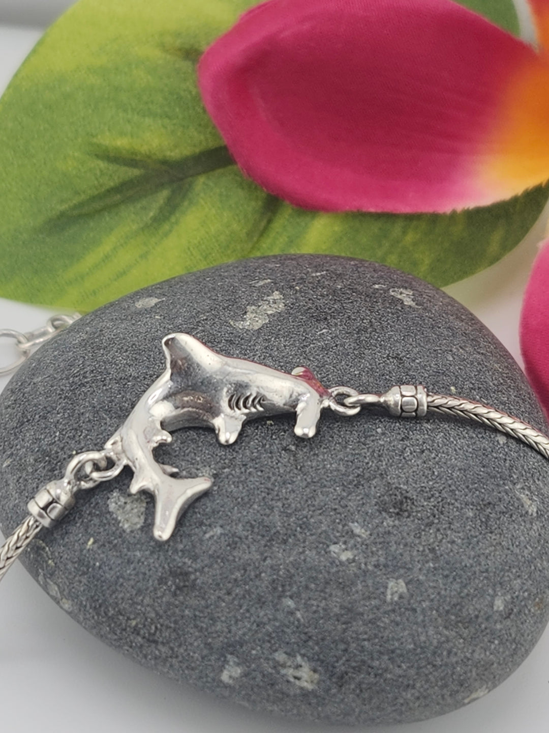 Designer SOMS 925 Sterling Silver Hammerhead Shark Bracelet