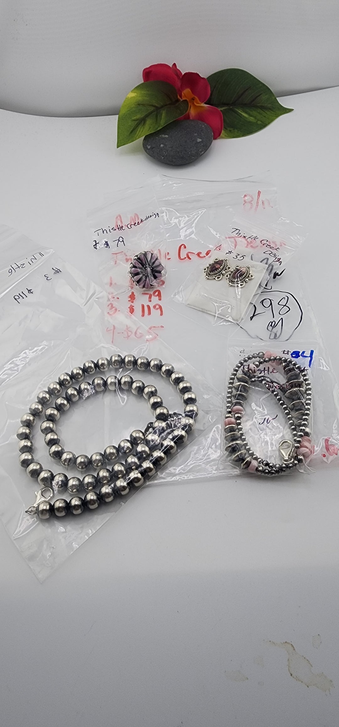 AM SHOW 48HR - RESERVED FOR: Thistle Creek Design - 8/12/2025 FL tiktok Live Show - 4 Sterling Silver Items