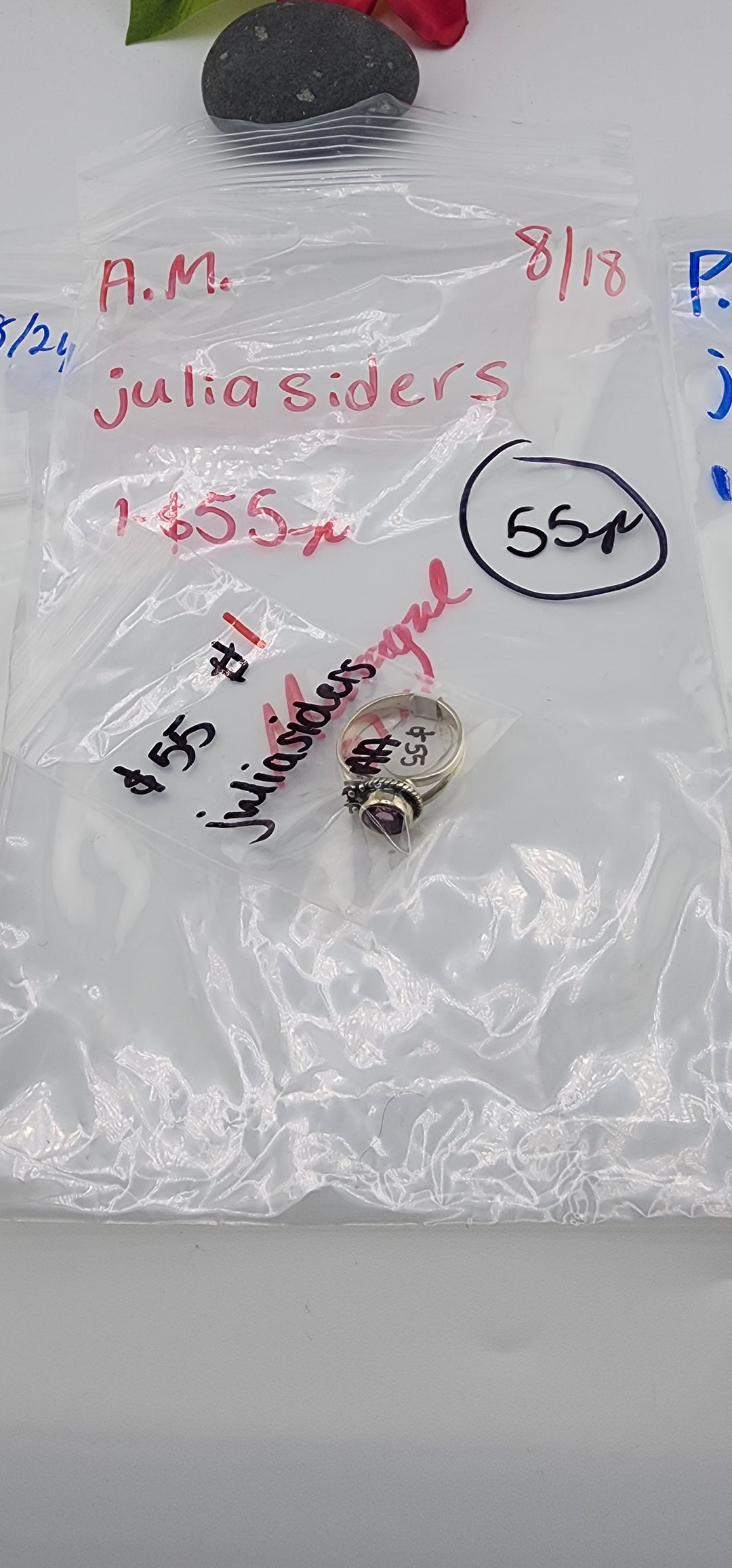 AM SHOW 48HR - RESERVED FOR: juliasiders - 8/18/2025 FL tiktok Live Show - 1 Sterling Silver Items
