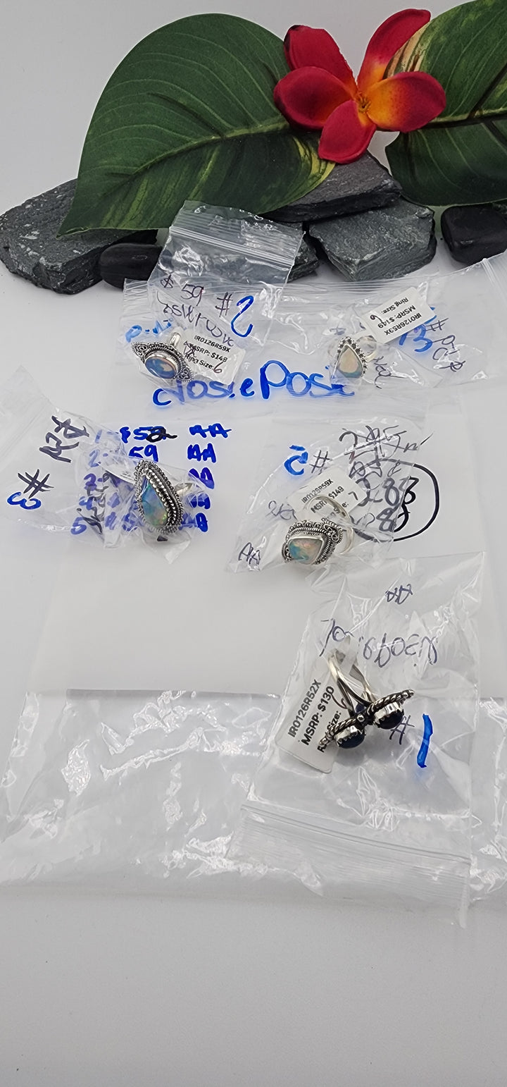 PM SHOW 48HR - RESERVED FOR: JosiePosie - 1/3/2026 tiktok Live Show - 5 Sterling Silver Items