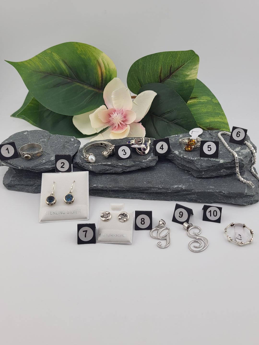RESERVED FOR: sylviareyes517 - 2/2/2025 Show - 10 Sterling Silver Items
