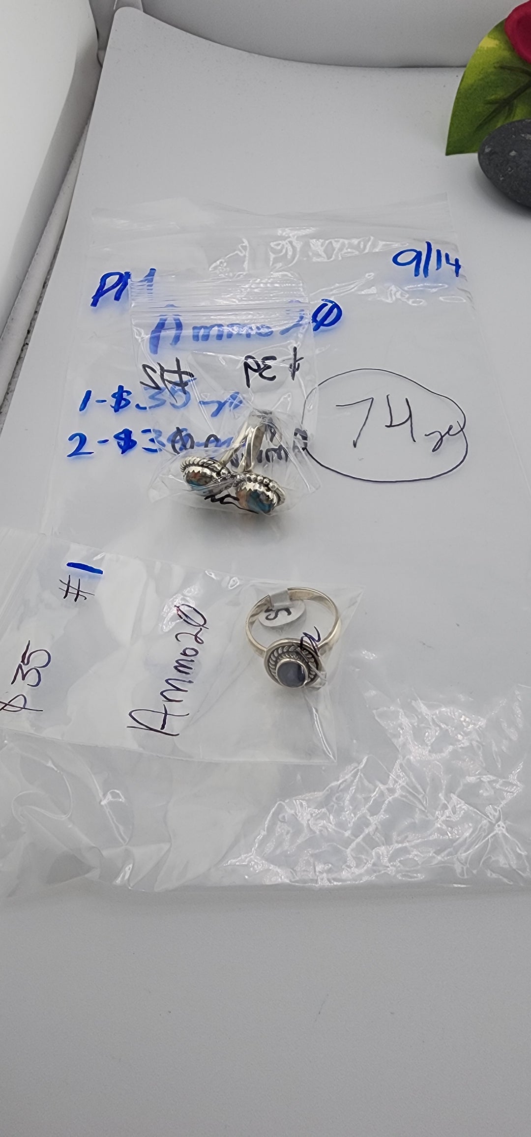 PM SHOW 48HR - RESERVED FOR: Ammo20 - 9/14/2025 FL tiktok Live Show - 2 Sterling Silver Items
