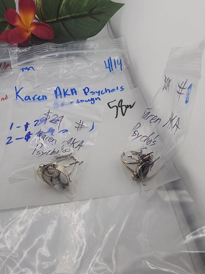 Karen AKA Psycho's Sourdough - 4/14/26 PM - 2 925 Sterling Silver Items