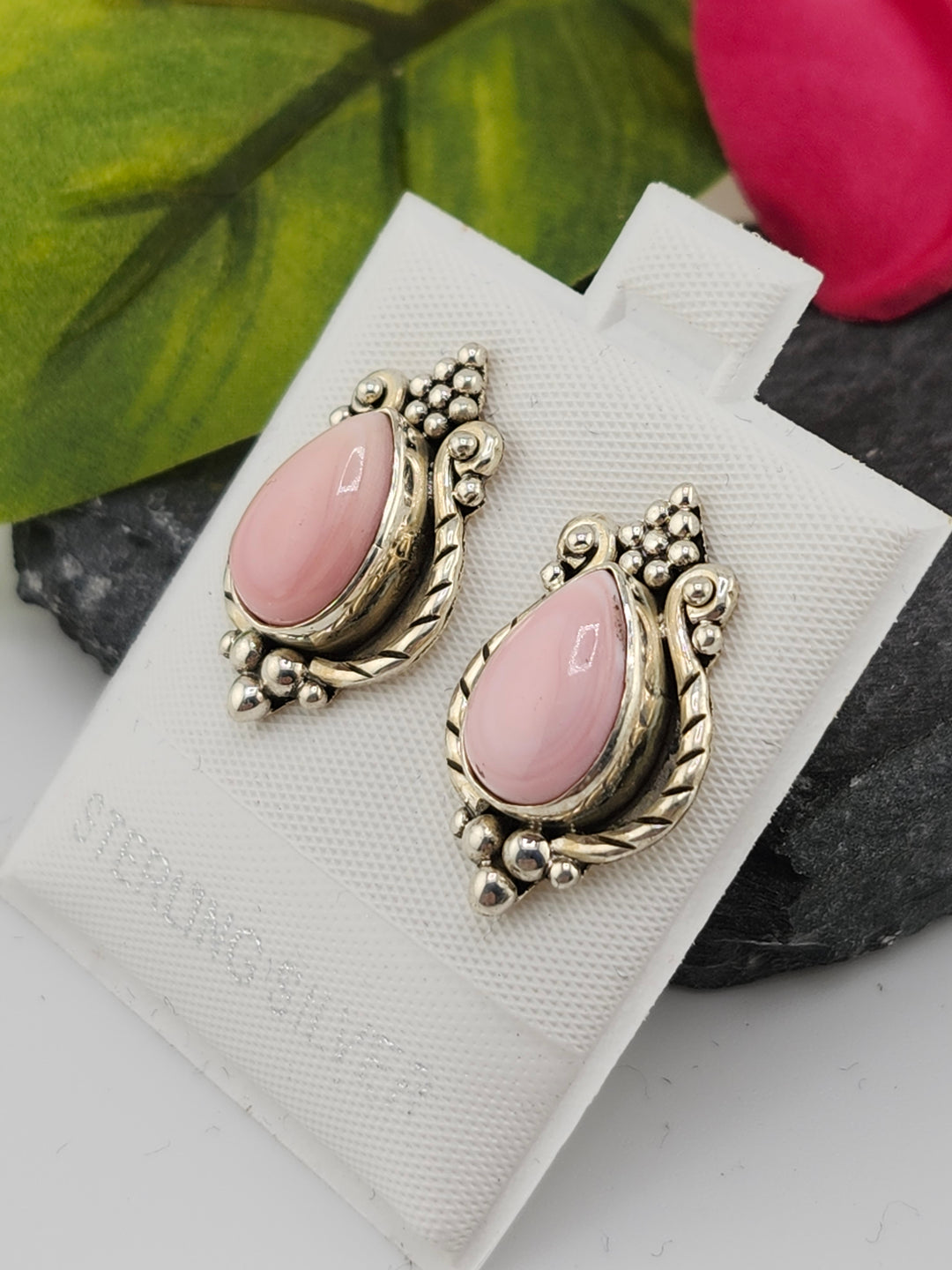 Queen Conch Stud 925 Sterling Silver Earrings