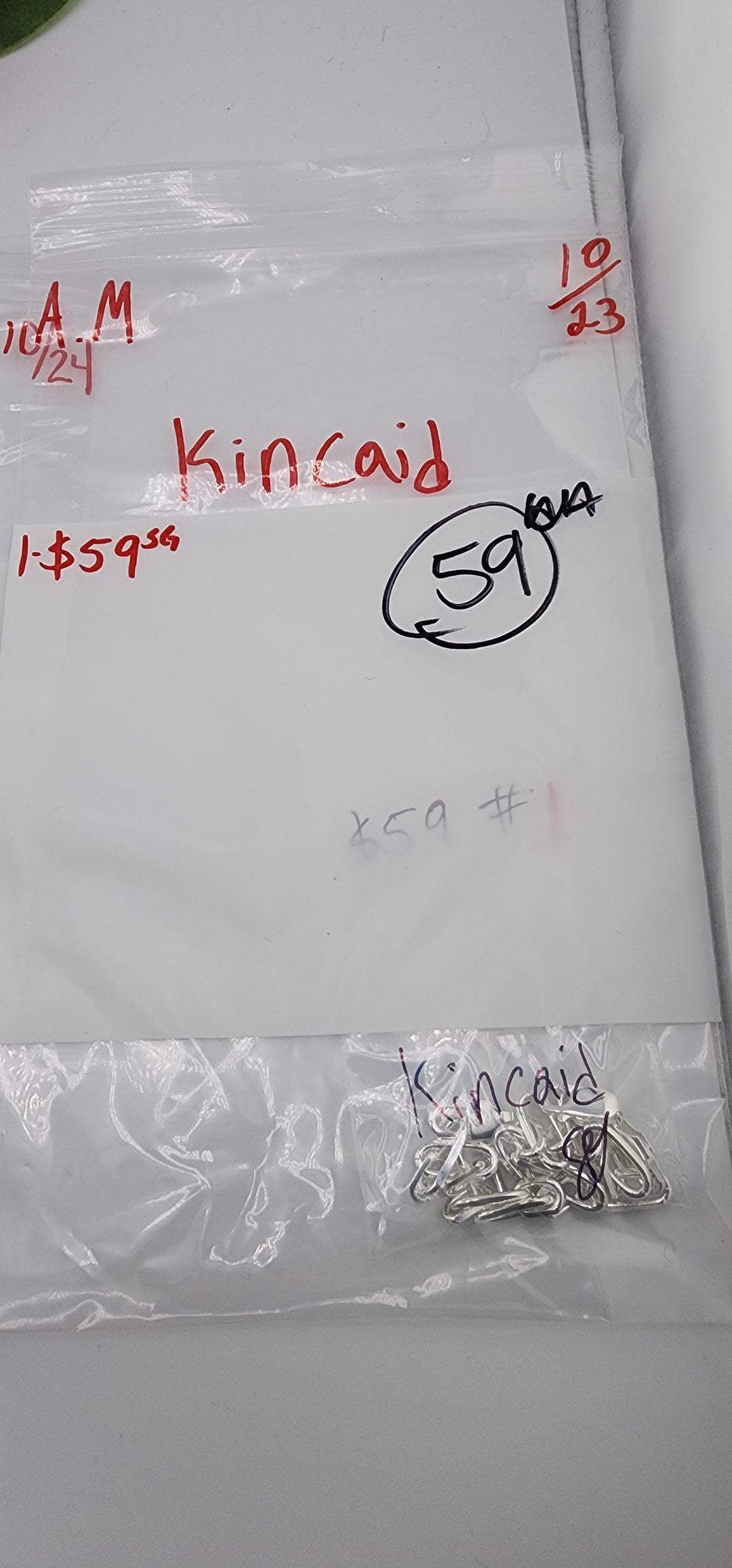 AM SHOW 48HR RESERVED FOR: Kincaid - 10/23/2025 FL tiktok Live Show - 1 Sterling Silver Items