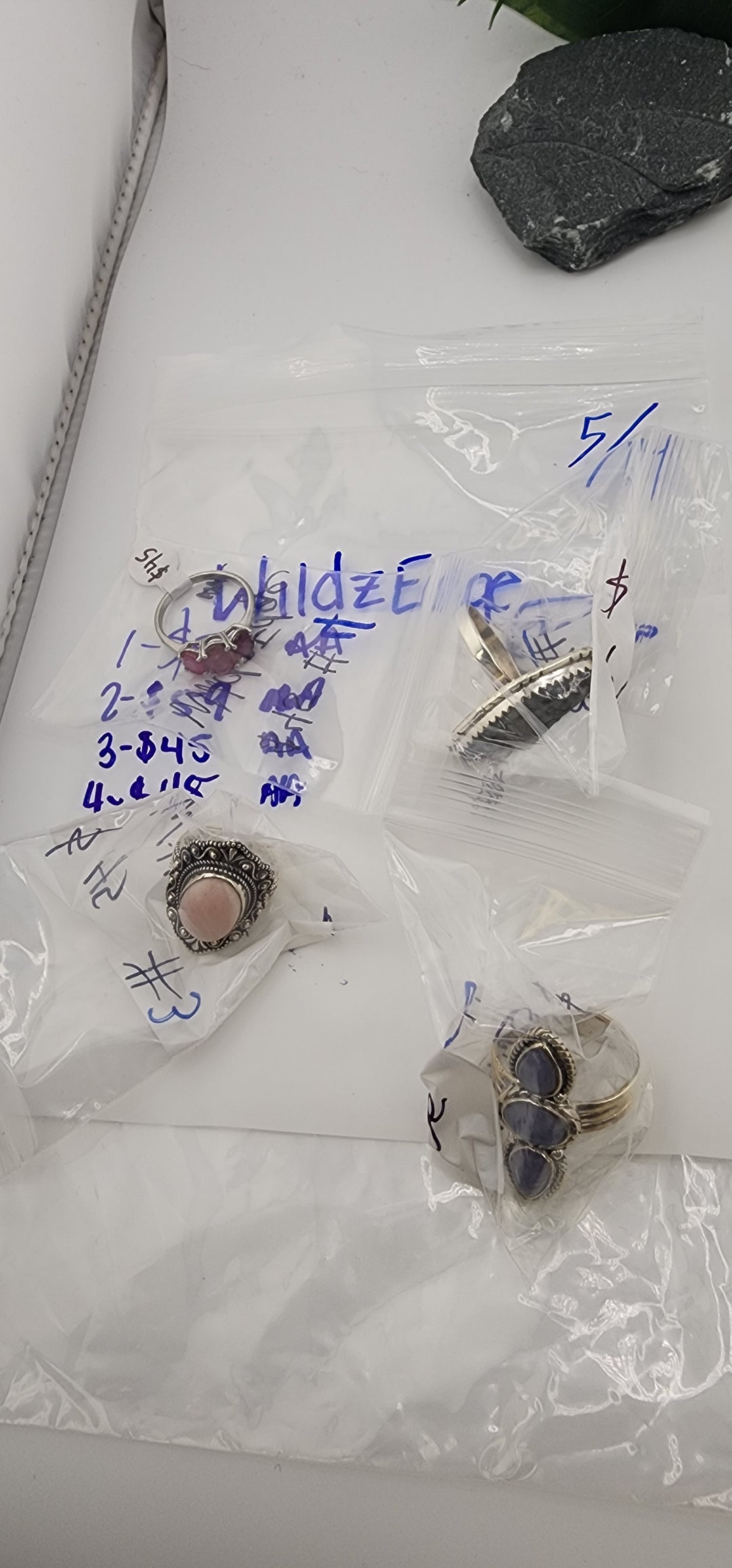 RESERVED FOR: WildzEdge - 5/14/2025 tiktok Live Show -4  Sterling Silver Items