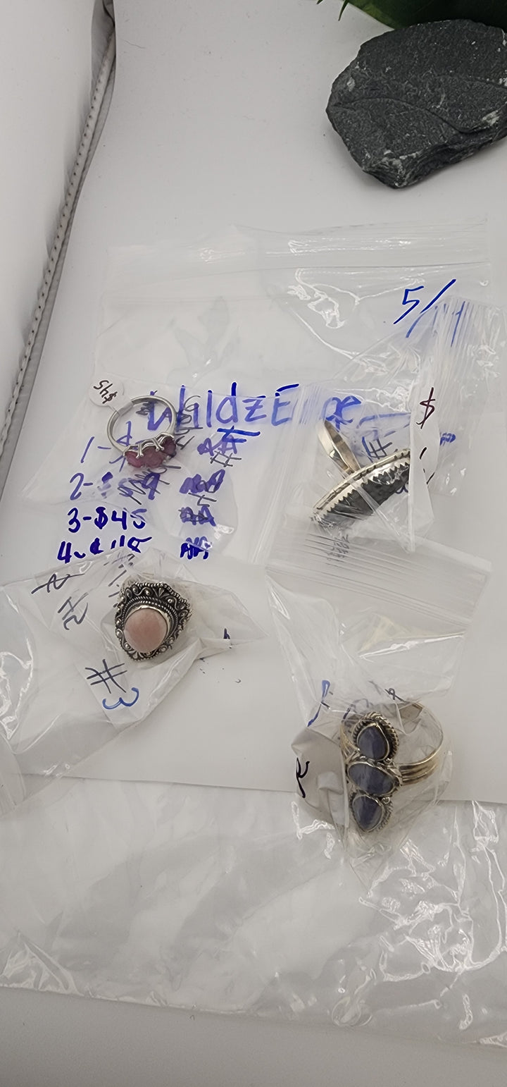 RESERVED FOR: WildzEdge - 5/14/2025 tiktok Live Show -4  Sterling Silver Items