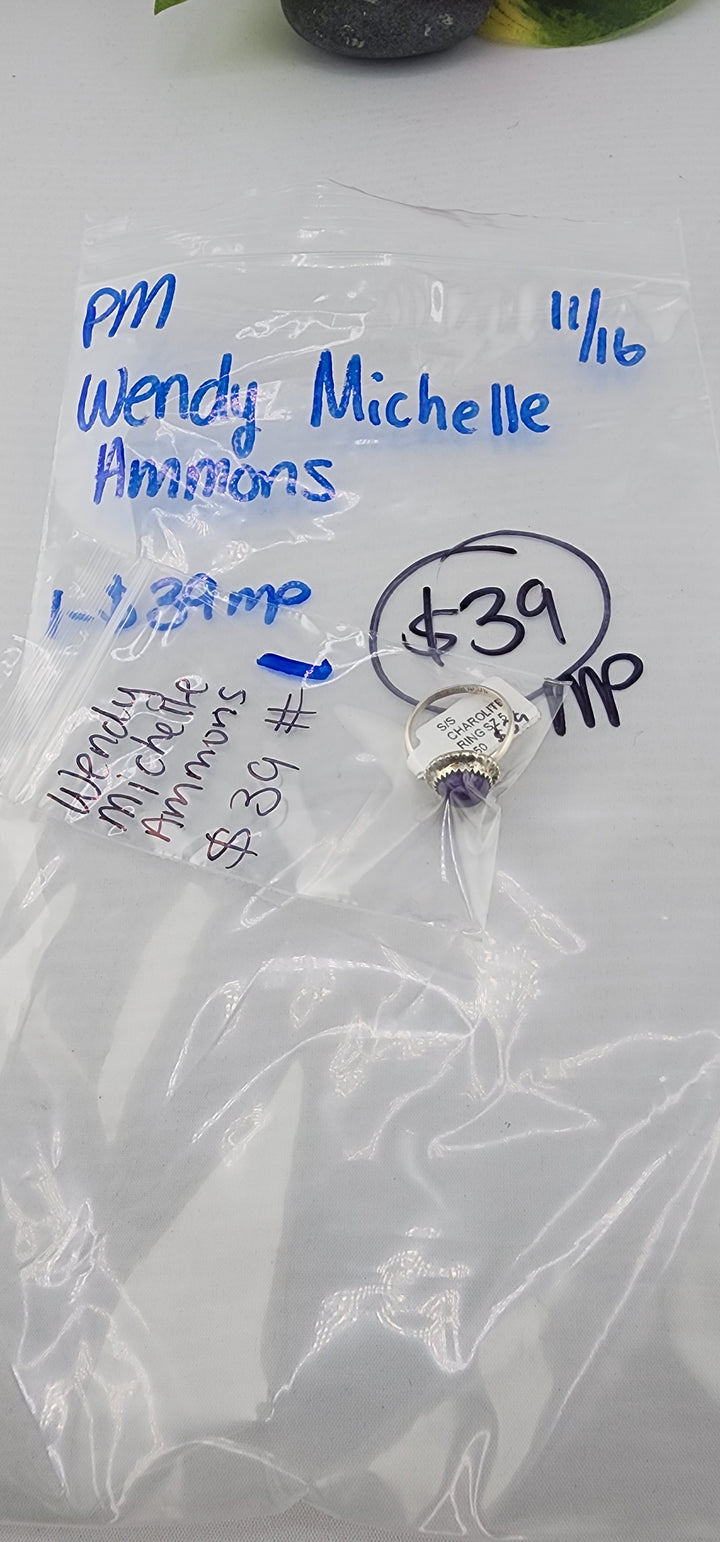 PM SHOW 48HR - RESERVED FOR: Wendy Michelle Ammons - 11/16/2025 tiktok Live Show - 1 Sterling Silver Items