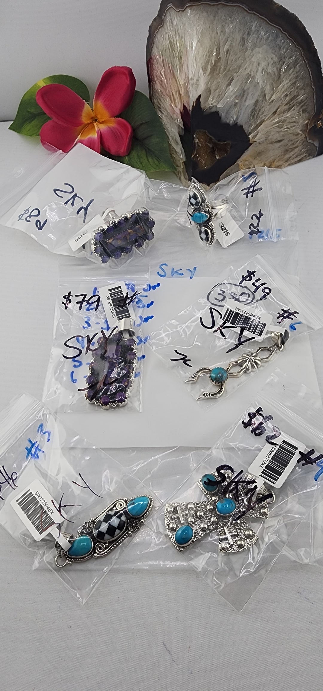 PM SHOW 48HR - RESERVED FOR: SKY - 12/5/2025 tiktok Live Show - 6 Sterling Silver Items
