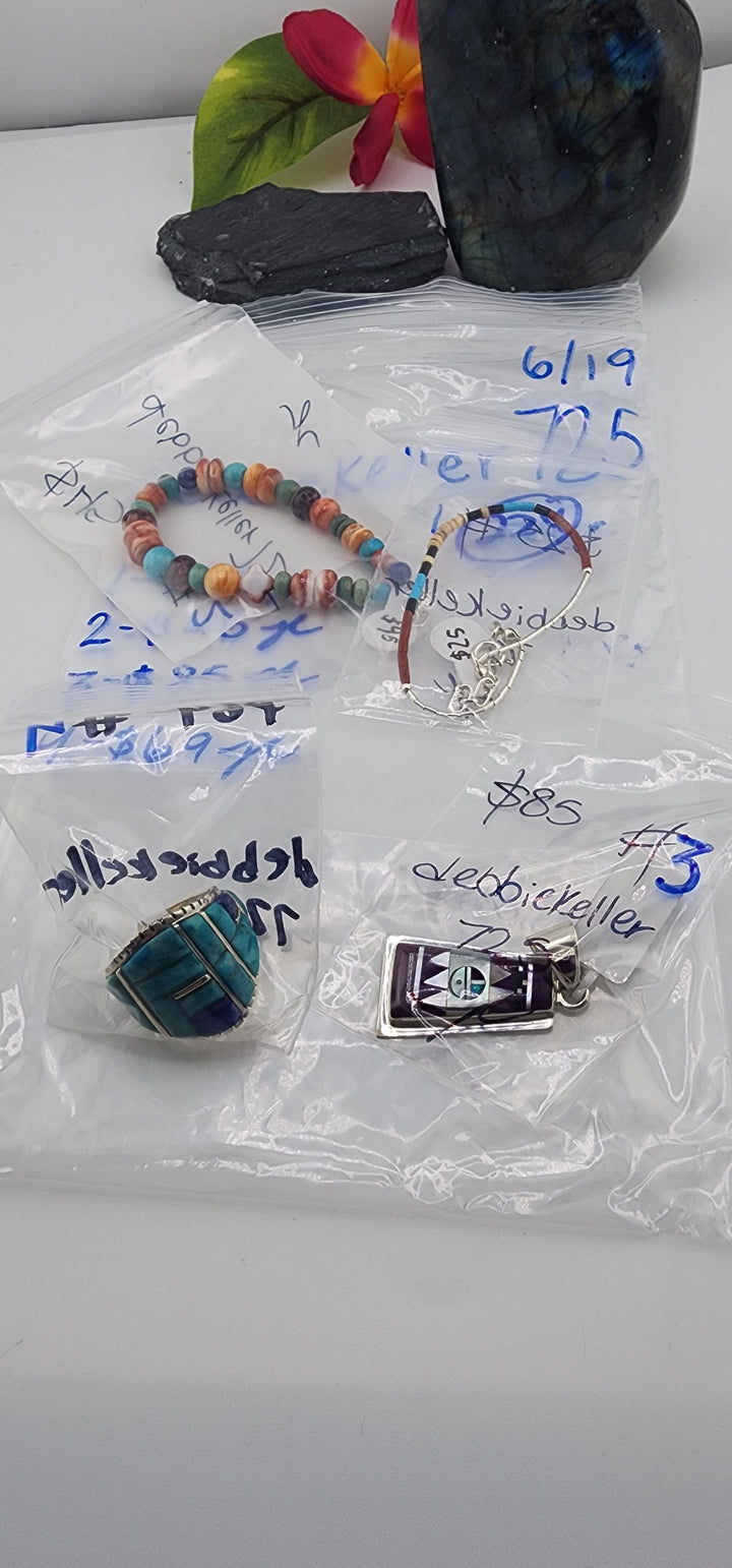 48HR - RESERVED FOR: debbiekeller725 - 6/19/2025 FL tiktok Live Show - 4 Sterling Silver Items