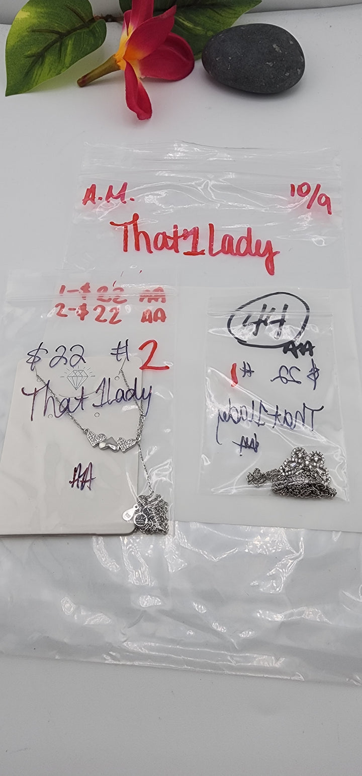 AM SHOW 48HR RESERVED FOR:   That1lady- 10/9/2025 FL tiktok Live Show -2   Sterling Silver Items