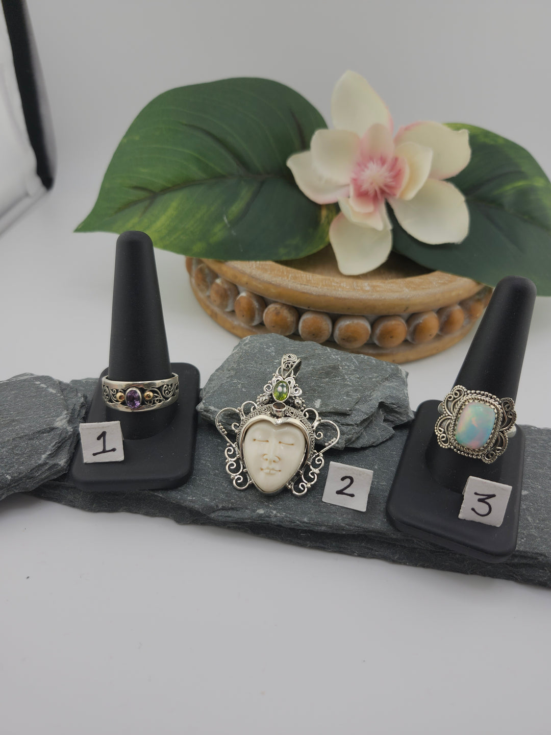 RESERVED FOR:   L8DYMAC -12/05/2024 - 3 Sterling Silver Items