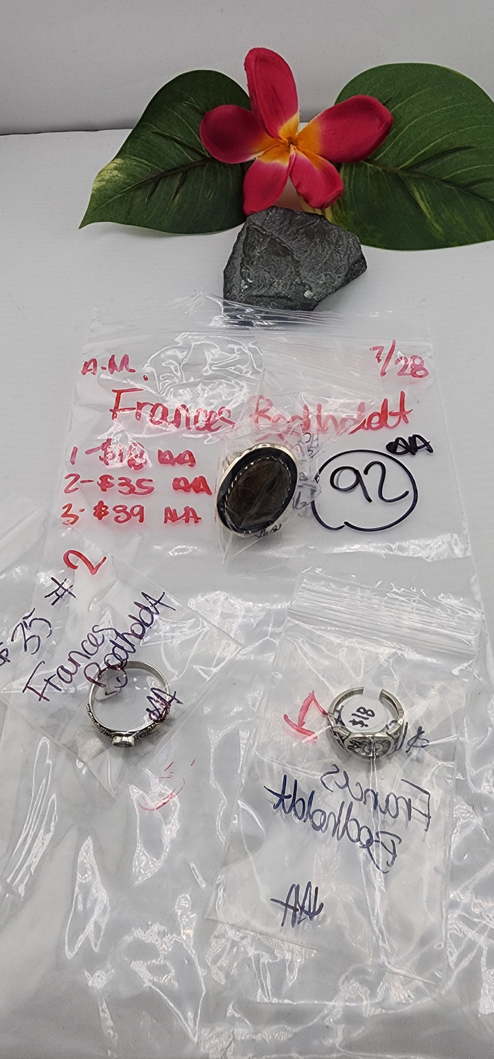 AM SHOW 48HR - RESERVED FOR: Frances Bodholdt - 7/28/2025 FL tiktok Live Show - 3 Sterling Silver Items
