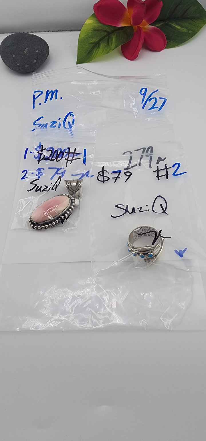 PM SHOW 48HR - RESERVED FOR: SuziQ - 9/27/2025 FL tiktok Live Show - 2 Sterling Silver Items