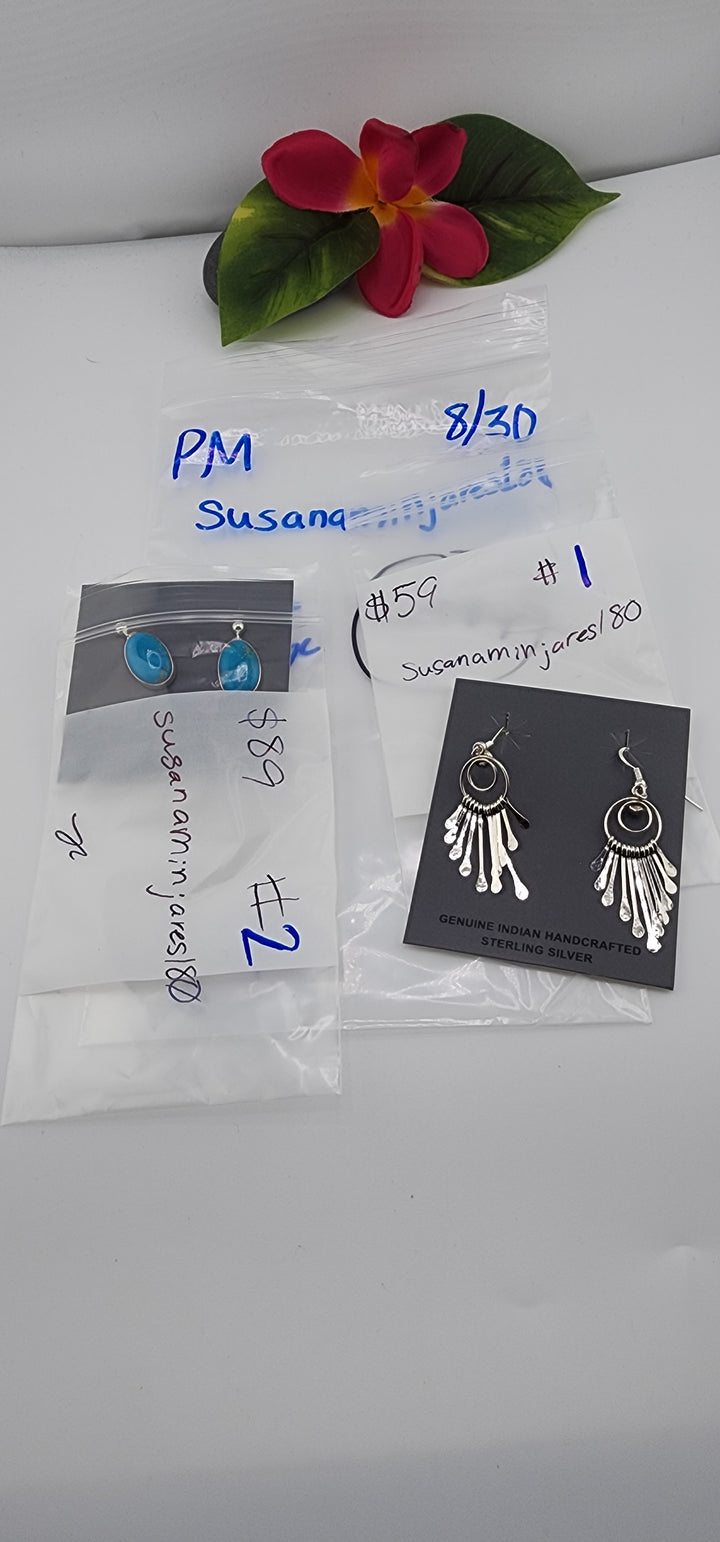 PM SHOW 48HR - RESERVED FOR: susanaminjares180 - 8/30/2025 FL tiktok Live Show - 2 Sterling Silver Items