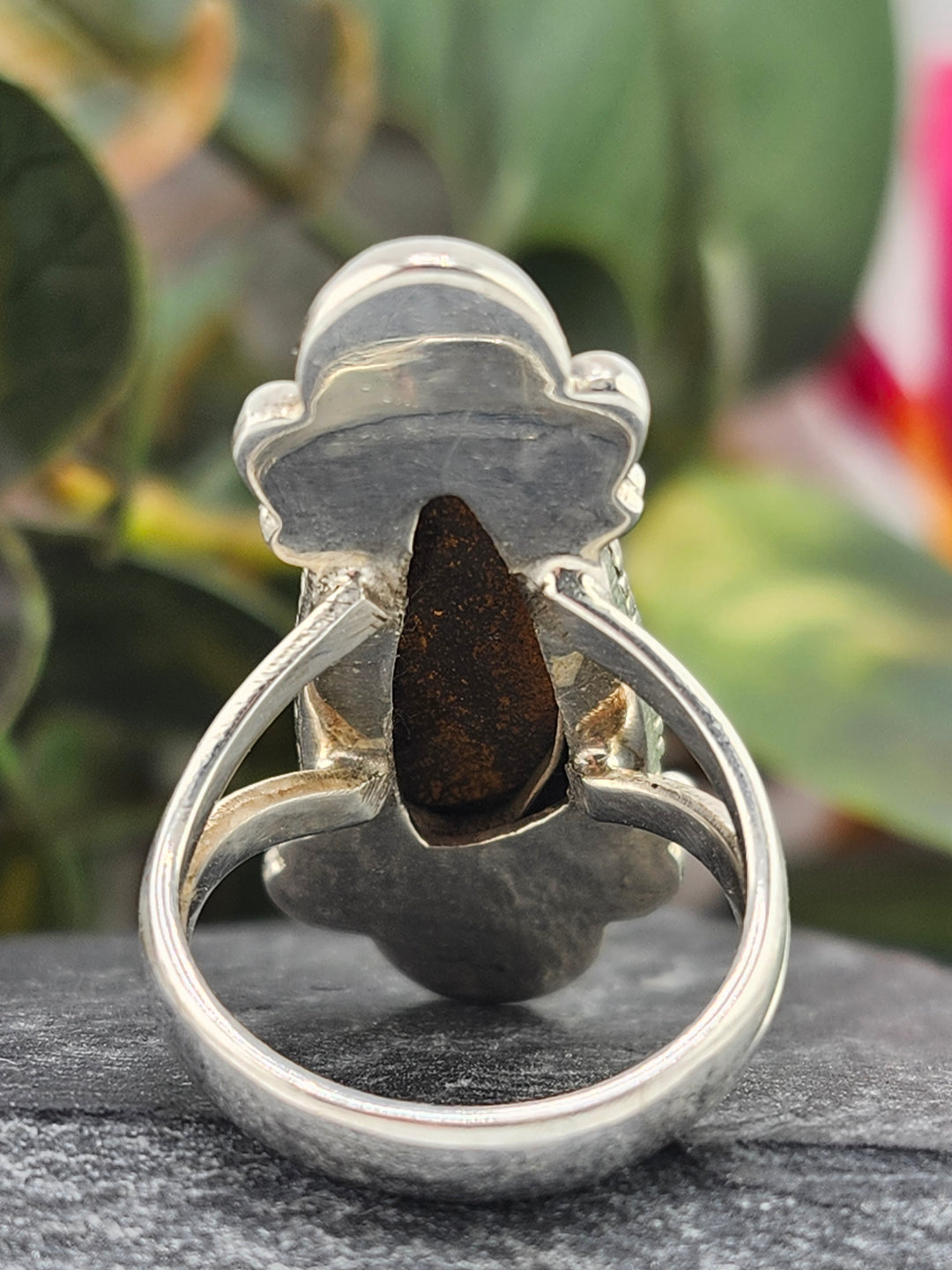 Australian Opal Doublet and 925 Sterling Silver Ring - Size 5.25