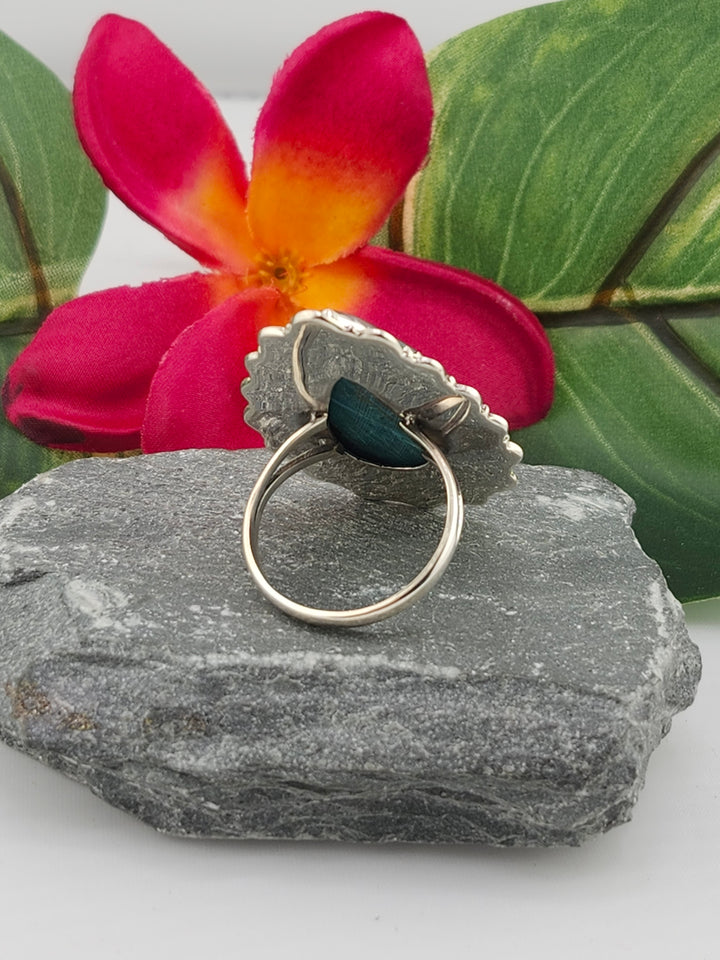 Opalized Wood Ring Size 11.25