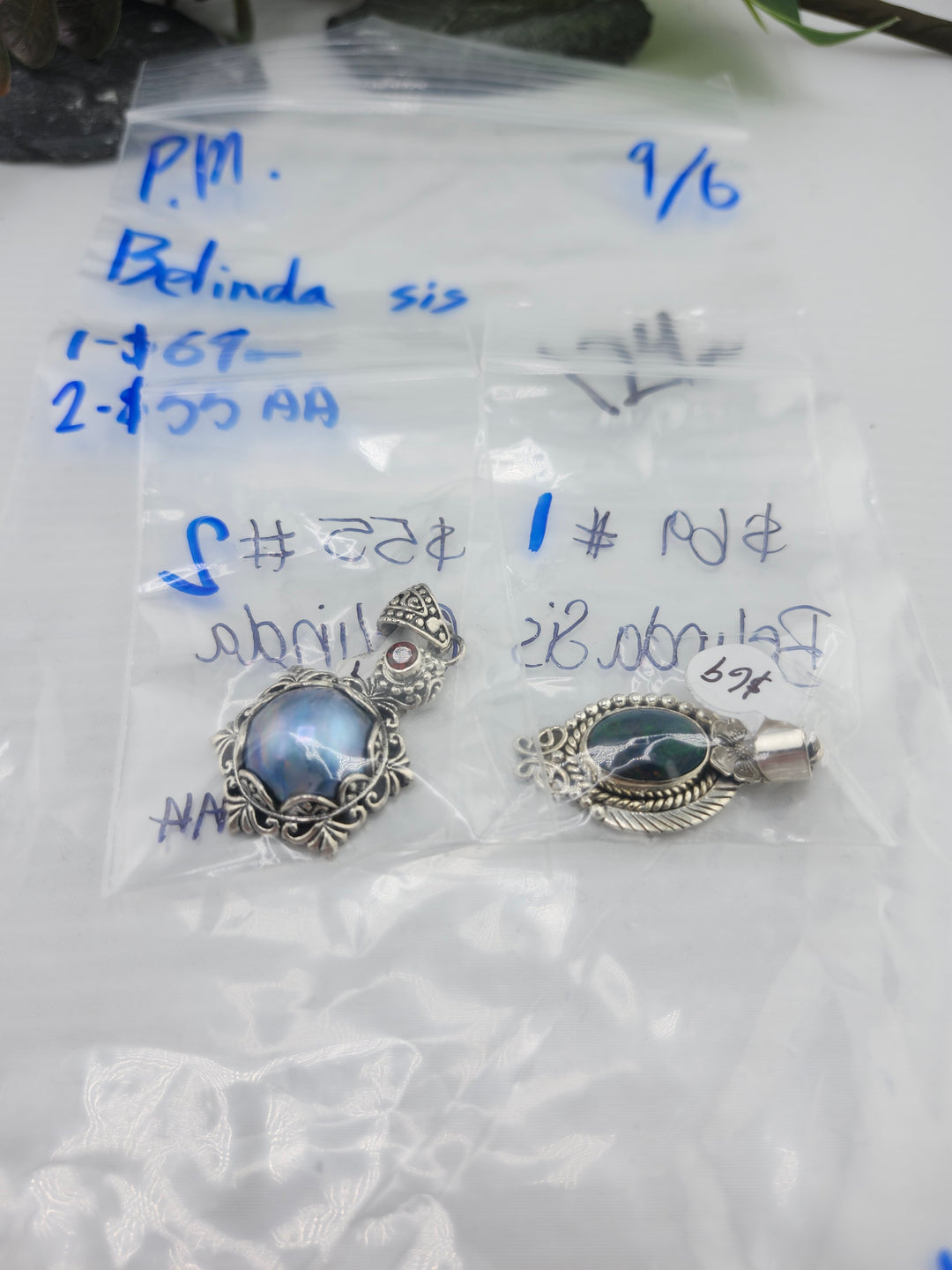 PM SHOW 48HR - RESERVED FOR: Belinda sis - 9/6/2025 FL tiktok Live Show - 2 Sterling Silver Items