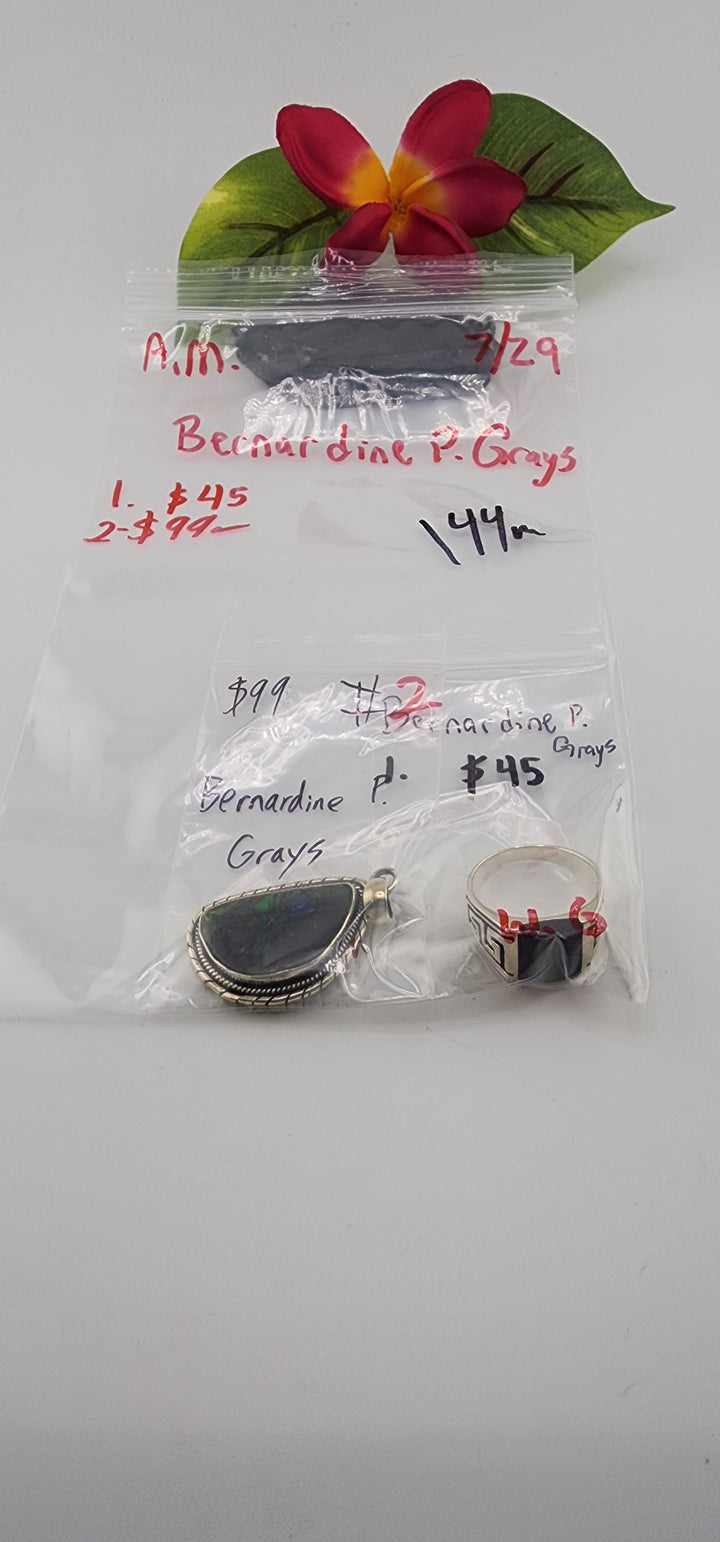AM SHOW 48HR - RESERVED FOR: Bernardine P. Garys  - 7/29/2025 FL tiktok Live Show - 2 Sterling Silver Items