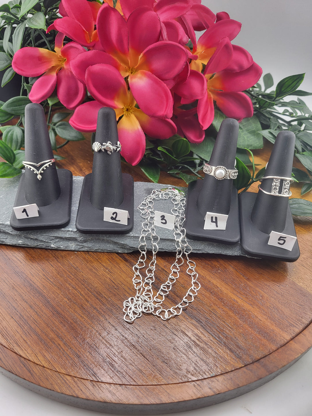 RESERVED FOR:  Laura B -10/16/2024 - 5 Sterling Silver Items